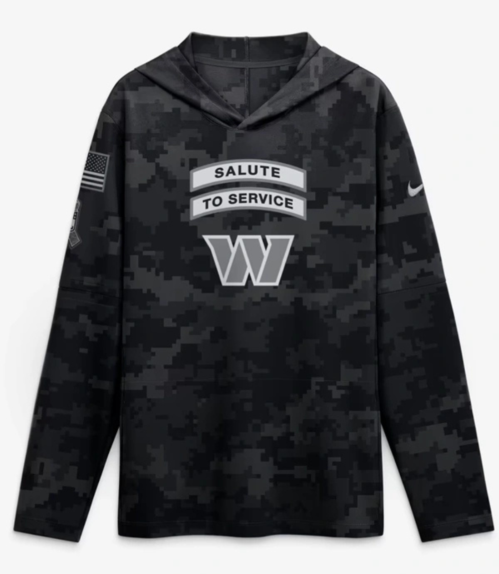 Commanders Salute to Service 2026 Hooded Long Sleeve Tee Commanders Salute to Service 2026 Hooded Long Sleeve Tee