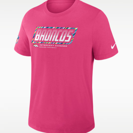 Denver Broncos 2026 Pink Crucial Catch T-Shirt
