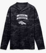 Denver Broncos 2026 Salute to Service Hooded Long Sleeve T-Shirt