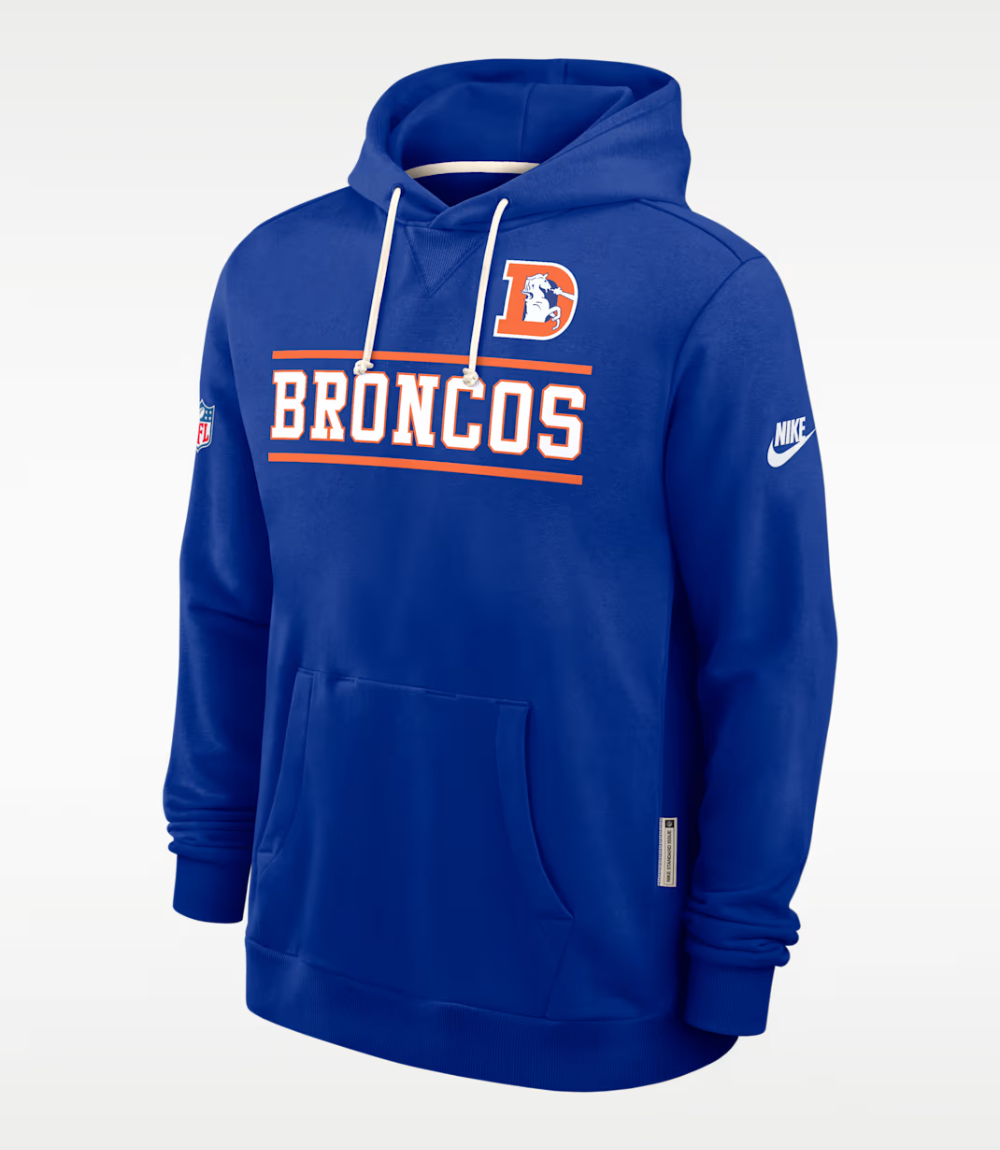 Denver Broncos Nike Dri-FIT Standard Issue Hoodie Denver Broncos Nike Dri-FIT Standard Issue Hoodie