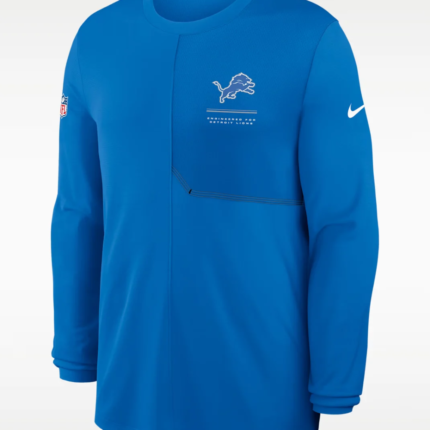 Detroit Lions 2026 Blue Sideline Long-Sleeve Tee