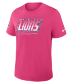Detroit Lions 2026 Pink Crucial Catch T-Shirt