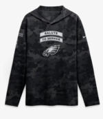 Eagles Salute to Service 2026 Hooded Long Sleeve Shirt