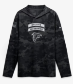 Falcons Salute to Service 2026 Hooded Long Sleeve T-Shirt