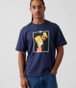 Gap x The Simpsons Blue Graphic T-Shirt 1