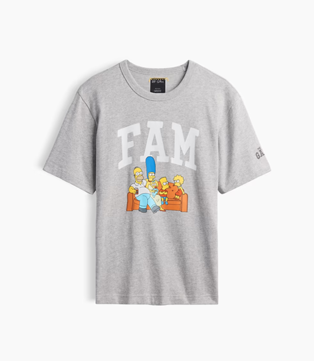 Gap x The Simpsons Grey Graphic T-Shirt Gap x The Simpsons Grey Graphic T-Shirt