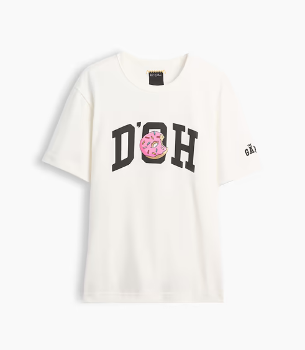 Gap x The Simpsons White Graphic T-Shirt Gap x The Simpsons White Graphic T-Shirt