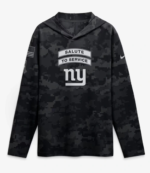 Giants 2026 Salute to Service Hooded Long Sleeve Tee