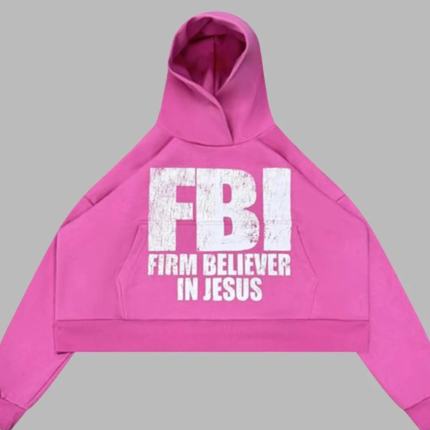 Heaven on Earth FBI Graphic Pullover Hoodie