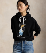 Holiday Polo Bear Fleece Pullover Hoodie (3)