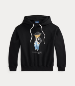 Holiday Polo Bear Fleece Pullover Hoodie1