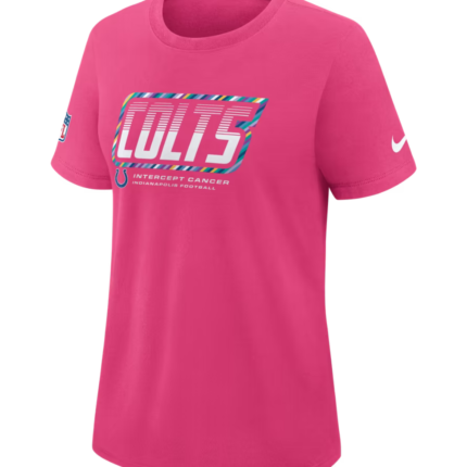 Indianapolis Colts 2026 Pink Crucial Catch T-Shirt