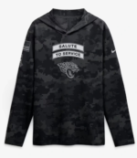 Jaguars Salute to Service 2026 Long Sleeve Hooded T-Shirt