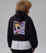 Jordan Brooklyn x Nike Space Jam Black Cropped Hoodie (1)