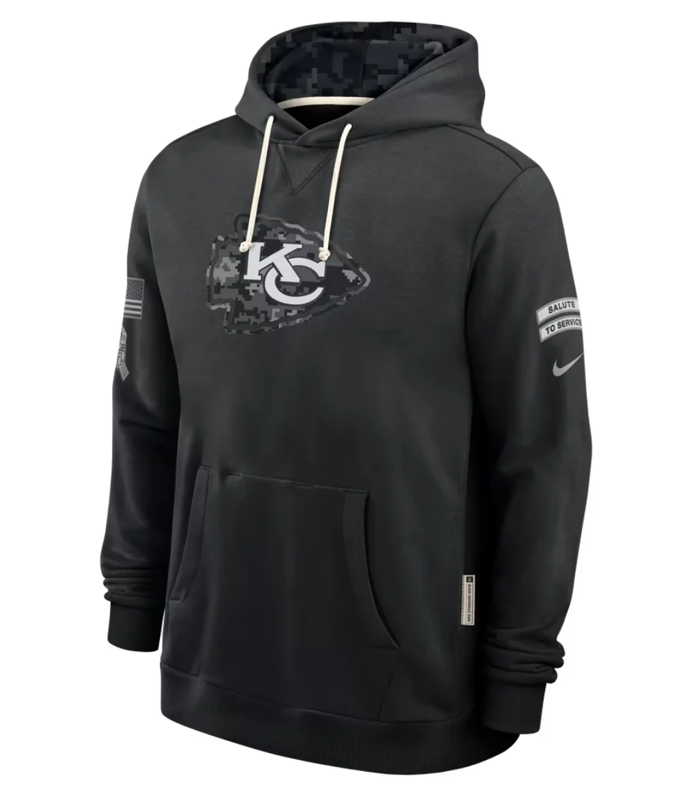 Kansas City Chiefs 2026 Salute to Service Sideline Hoodie Kansas City Chiefs 2026 Salute to Service Sideline Hoodie