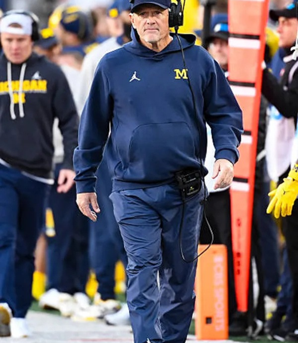 Kyle Whittingham Michigan Wolverines 2026 Jordan Hoodie Kyle Whittingham Michigan Wolverines 2026 Jordan Hoodie