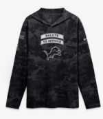 Lions 2026 Salute to Service Hooded Long Sleeve Tee