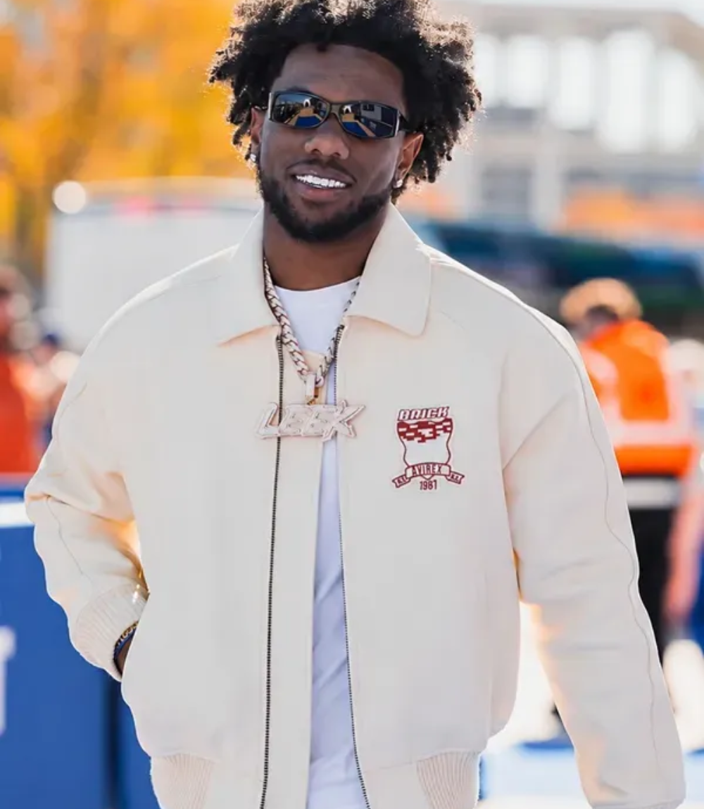 Malik Nabers Nigel Sylvester Avirex Icon Brick Jacket Malik Nabers Nigel Sylvester Avirex Icon Brick Jacket