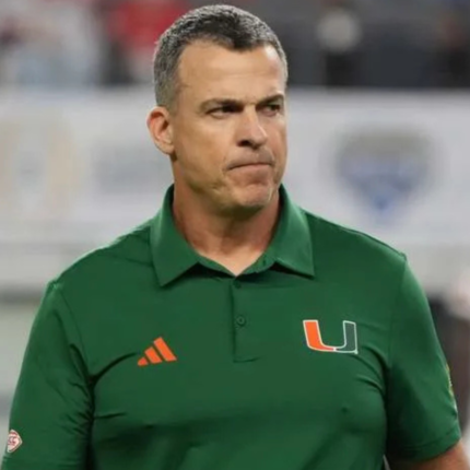 Mario Cristobal 2026 Hurricanes Team Polo Shirt