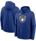 Milwaukee Brewers Cooperstown Collection Pullover Hoodie