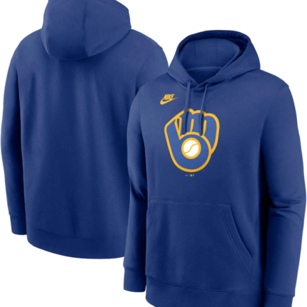Milwaukee Brewers Cooperstown Collection Pullover Hoodie