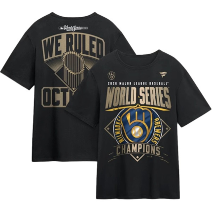 Milwaukee Brewers Locker Room Championship T-Shirt
