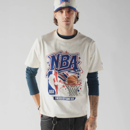 NBA Mexico City Game 2026 Graffiti T-Shirt