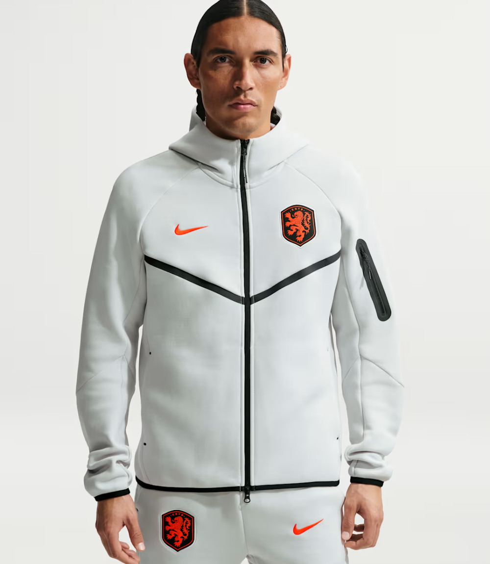 Netherlands National Squad Windrunner Tech Fleece Hoodie Netherlands National Squad Windrunner Tech Fleece Hoodie