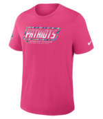 New England Patriots 2026 Pink Crucial Catch T-Shirt