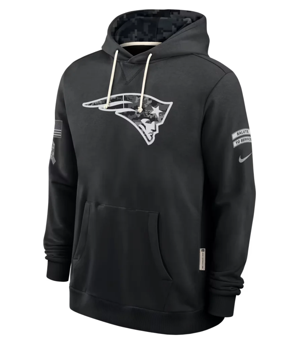 New England Patriots 2026 Salute to Service Sideline Hoodie New England Patriots 2026 Salute to Service Sideline Hoodie
