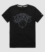 New York Knicks Homage Logo Blackout T-Shirt 2