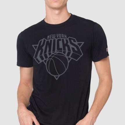 New York Knicks Homage Logo Blackout T-Shirt