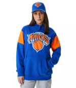 New York Knicks NBA Colourblock Pullover Hoodie (1)