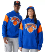 New York Knicks NBA Colourblock Pullover Hoodie