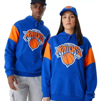 New York Knicks NBA Colourblock Pullover Hoodie