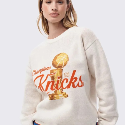 New York Knicks Terez 2026 NBA Champions Oversized Sweatshirt