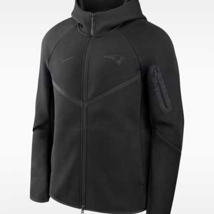 Nike New England Patriots Top Billing Tech Fleece Jacket 2026