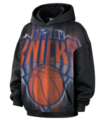 Nike New York Knicks Black Practice Icon Pullover (1)