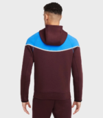 Nike Tech Windrunner Burgundy Reflective Jacket (1)