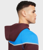 Nike Tech Windrunner Burgundy Reflective Jacket (2)