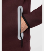 Nike Tech Windrunner Burgundy Reflective Jacket (3)