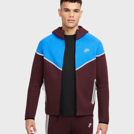 Nike Tech Windrunner Burgundy Reflective Jacket