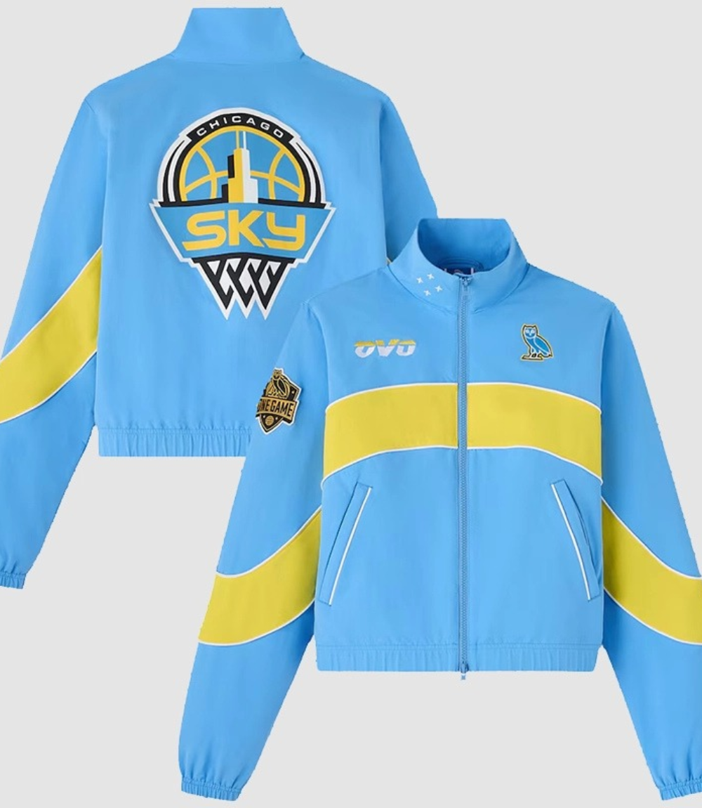 OVO x Wnba Chicago Sky Track Jacket OVO x Wnba Chicago Sky Track Jacket