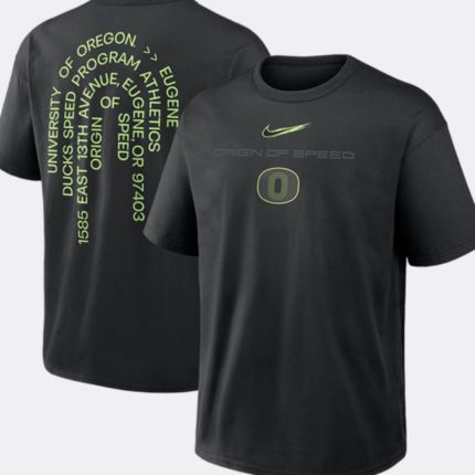 Oregon Ducks 2026 Origin of Speed Max90 Graphic T-Shirt