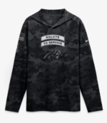Panthers 2026 Salute to Service Hooded Long Sleeve Tee