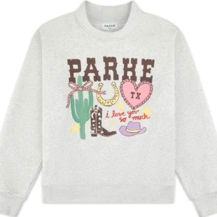 Parke Texas Graphic Mockneck Sweatshirt