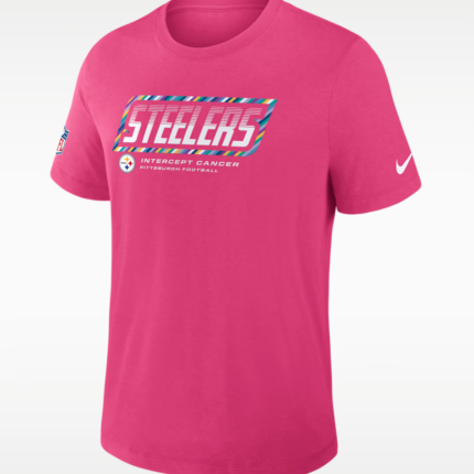 Pittsburgh Steelers 2026 Pink Crucial Catch T-Shirt