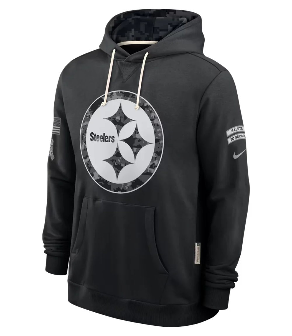 Pittsburgh Steelers 2026 Salute to Service Sideline Hoodie Pittsburgh Steelers 2026 Salute to Service Sideline Hoodie