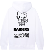 Raiders ASSC x Hello Kitty White Pullover Hoodie