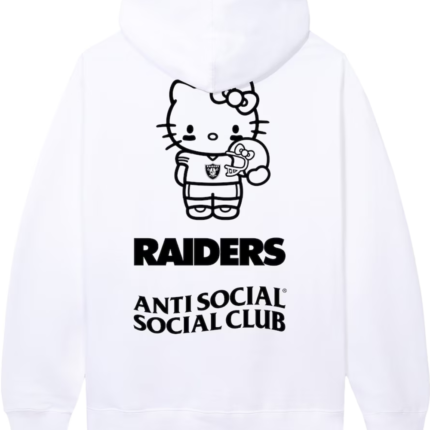 Raiders ASSC x Hello Kitty White Pullover Hoodie